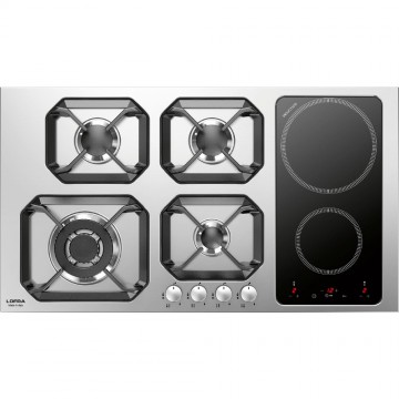 Lofra HL S9 G2I Εστία Υγραερίου & Ρεύματος Αυτόνομη 90x50εκ. Ασημί